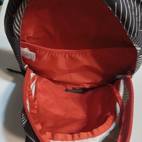 The North Face Vault Backpack Black Razzle Dazzle Print - Picture 4 of 6